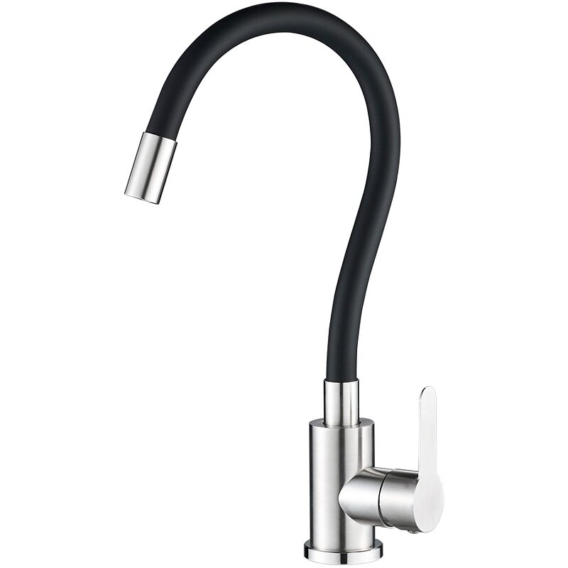 фото Смеситель для кухни WesnaArt Eko EKO05-140 Сатин Черный