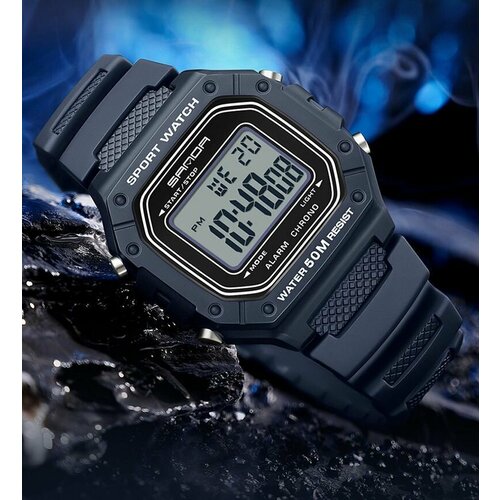 фото Наручные часы sanda, серый, синий