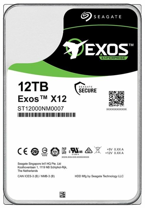 Жесткий диск Seagate 12Tb (ST12000NM0007)