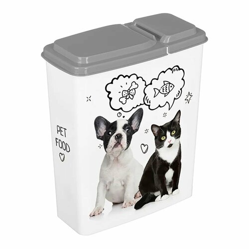 Контейнер для корма кошек и собак, 2,3 л