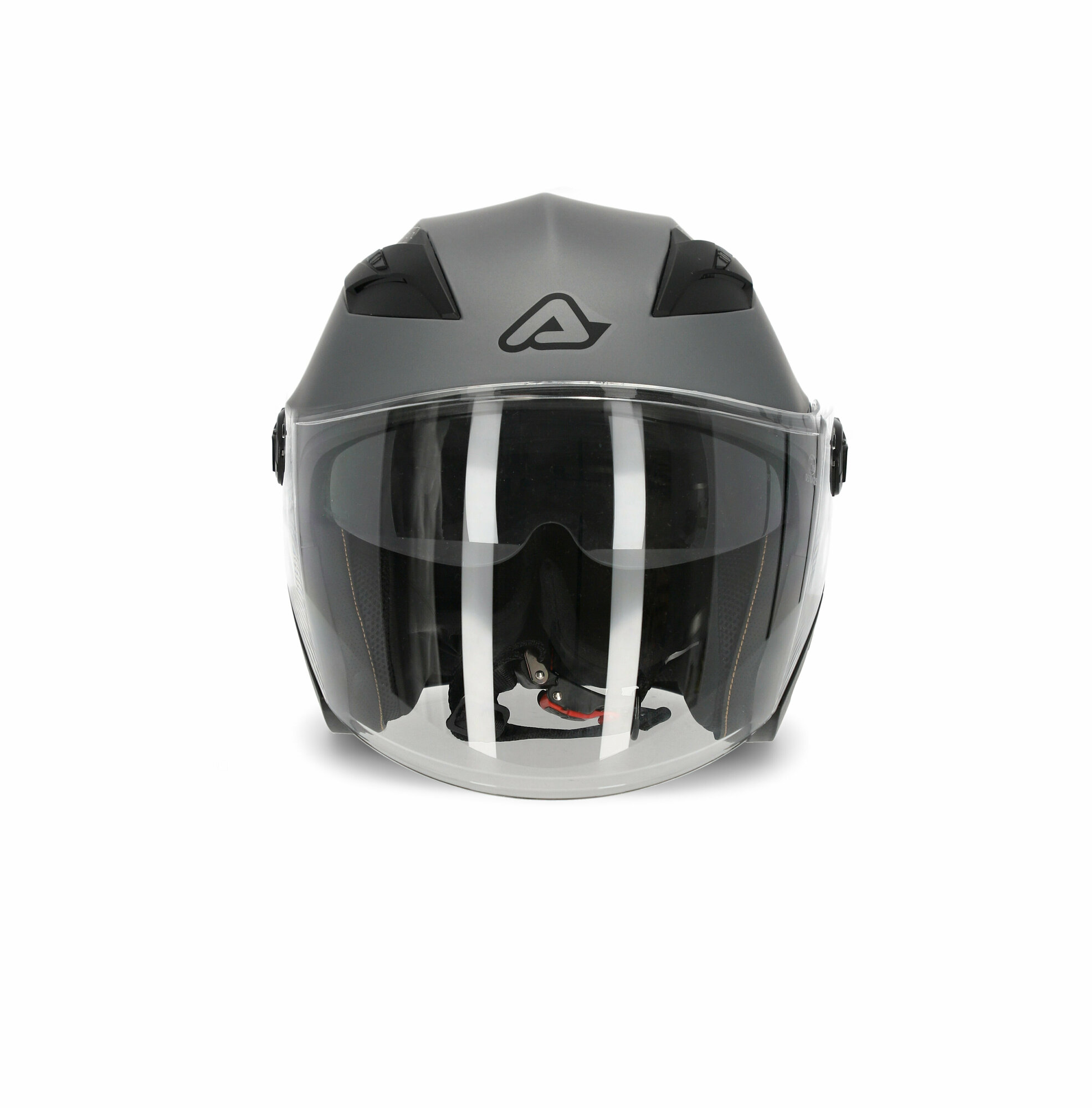 Шлем открытый ACERBIS Jet Firstway 2.0, серый матовый L — фото 14