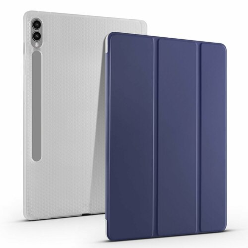 Чехол для Samsung Tab S9+ / S9 FE+ 12.4" (2023) с охлаждением темно-синий