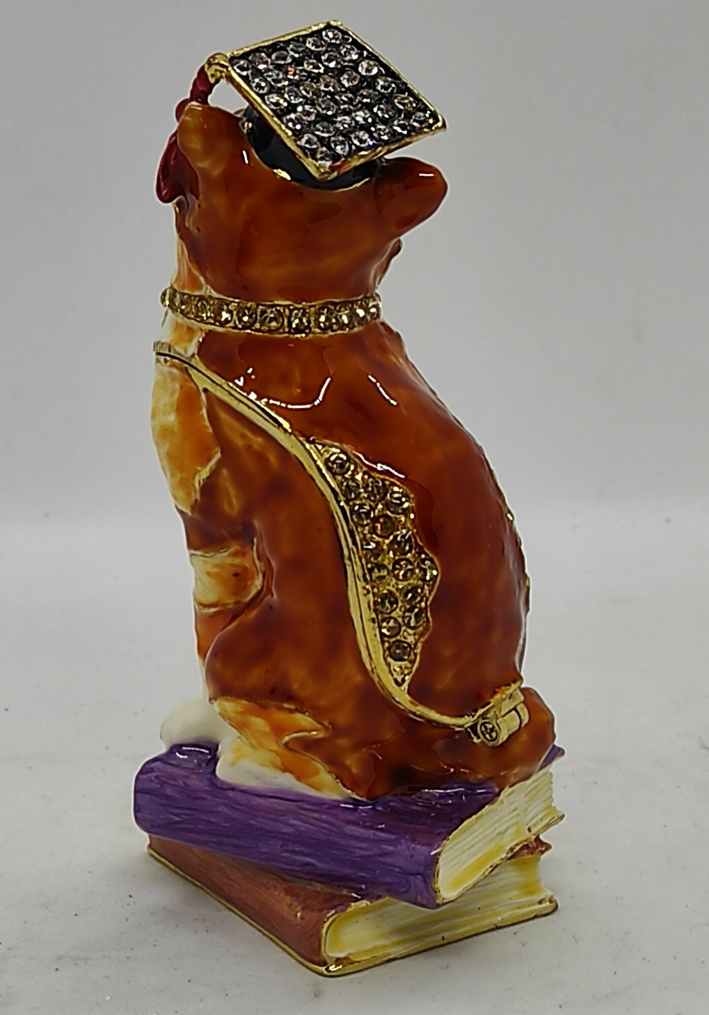 Шкатулка Фаберже "КОТ ученый " — фото 1