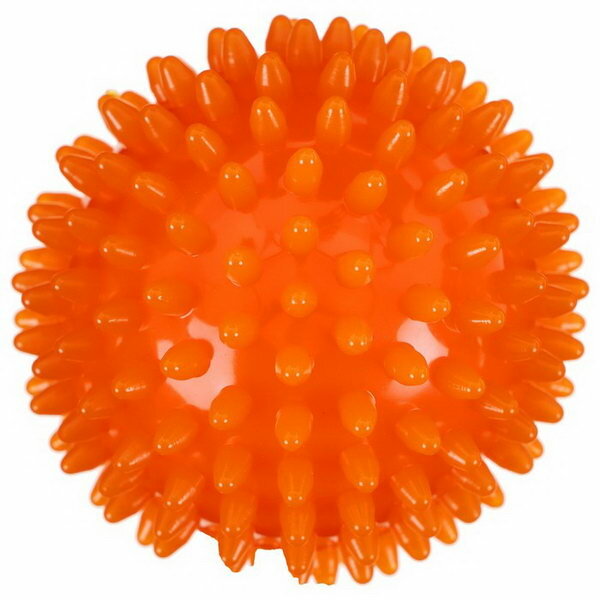 Мяч массажный "Ёжик", d= 5.5 см, цвет оранжевый