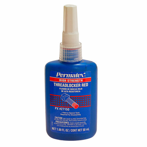 Фиксатор резьбы сильной фиксации анаэробный красный 6-20мм 50мл PERMATEX 6170₽