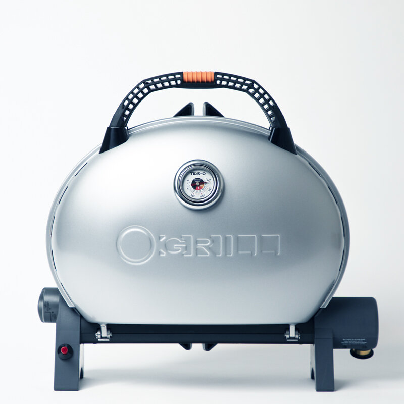 фото Гриль газовый O-GRILL 500MT bicolor черный-серебро, с термометром (в комплекте адаптер тип А)