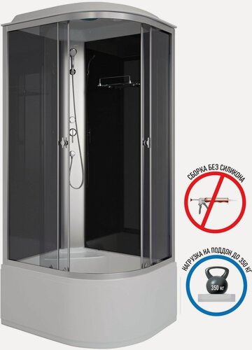 Изображение товара Душевая кабина Niagara Eco 90x70 см E90/70/40L/TN