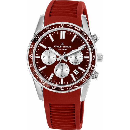 фото Наручные часы jacques lemans sport, серебряный