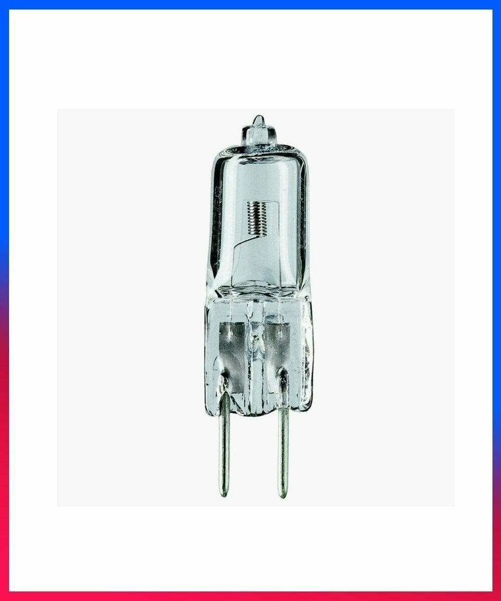 фото Лампа галогенная G4 Капсула 220v 35Вт 3000К D10х40мм Прозрачная колба 525Лм