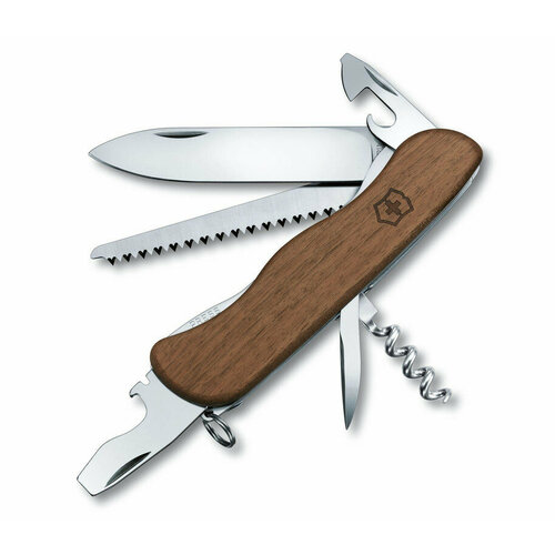 фото Нож перочинный forester wood, с деревянной рукояткой, 11,1х3,2х1,8 см, victorinox, 0.8361.63