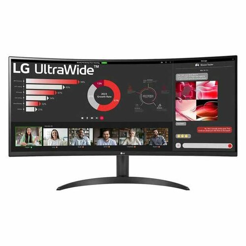 Монитор LG LCD 34WR50QC-B LG 34WR50QC-B монитор lg 22mp410 b