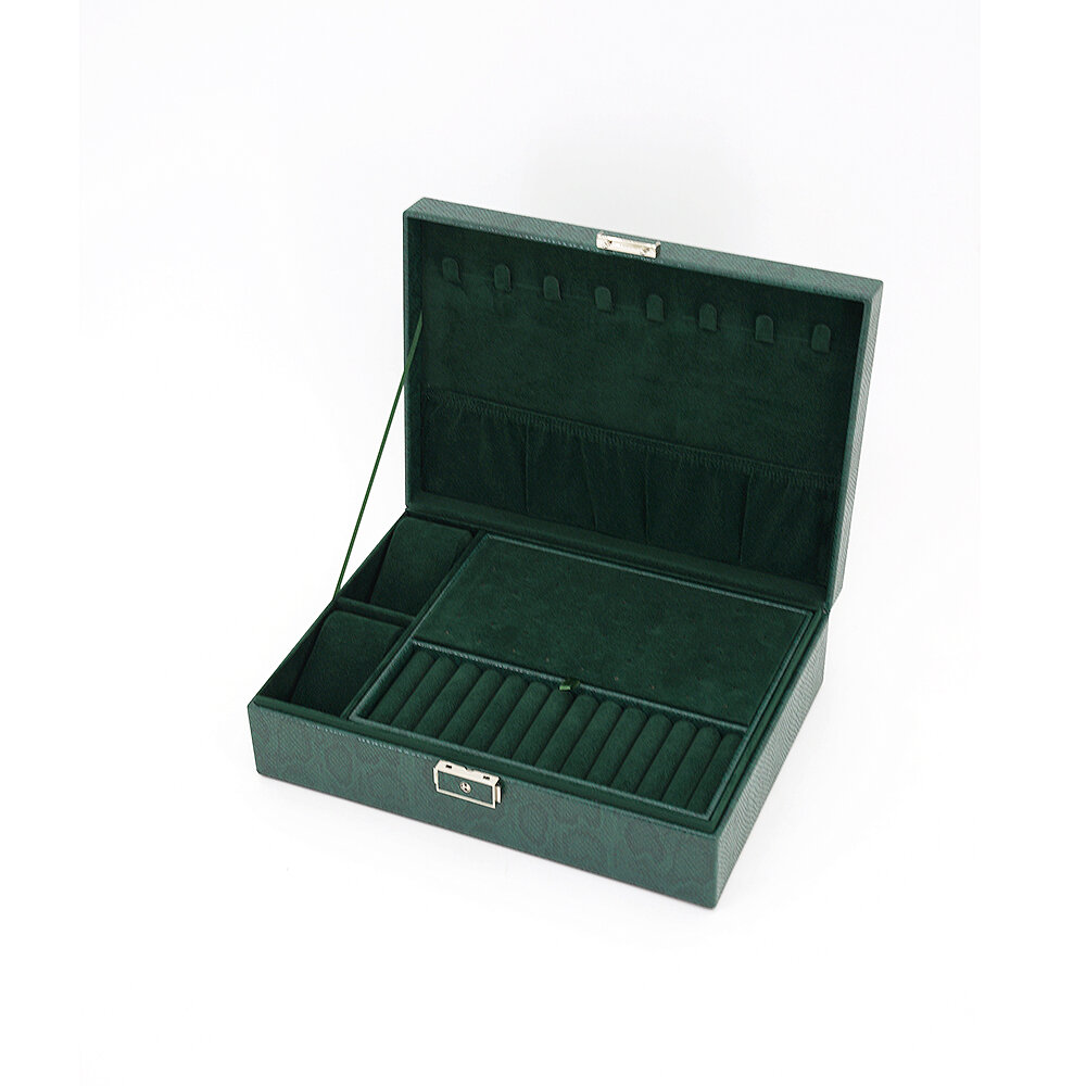 фото Шкатулка для украшений Jardin D'Ete, цвет зеленый, "змея", 30х21,5х8,8 см P3768