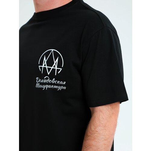фото Футболка демидовская мануфактура, размер xl, черный
