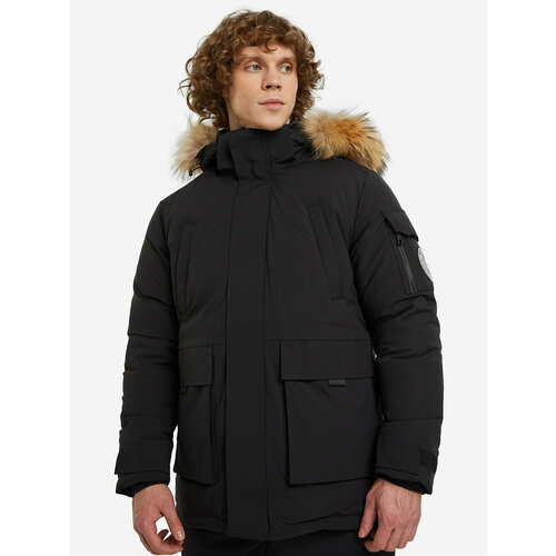 фото Парка camel men's jacket, размер 52, черный