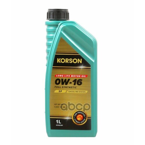 Korson 0W-16 Full Synthetic Sp 1Л (Синт. Мотор. Масло.)