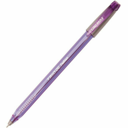 Ручка Ручка шариковая Unimax Trio DC Fashion 1мм, фиолет, масл, треуг, неавтомат - 6 шт