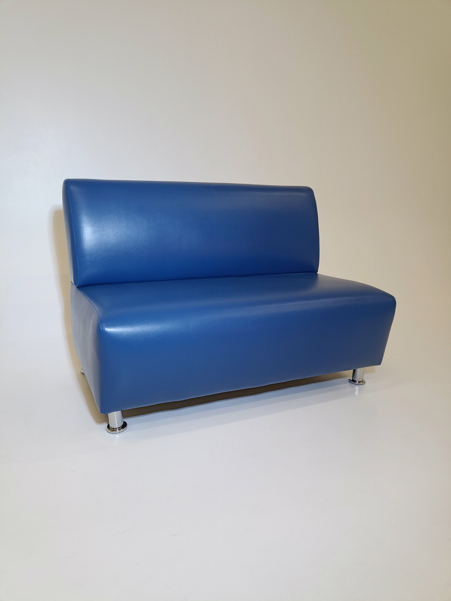 фото Диван для бара, кафе, ресторана Вегас, механизм Нераскладной, 110х67х77 см, синий