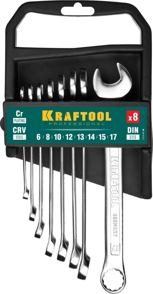 KRAFTOOL Набор комбинированных гаечных ключей 8 шт, 6 - 17 мм, KRAFTOOL ( 27079-H8C_z01 )