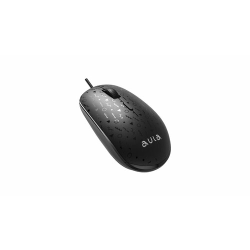 Компьютерная мышь AULA AM106 black aj390 light weight wired mouse hollow out gaming mouce mice 6 dpi adjustable for windows 2000 xp vista 7 8 10 systems au19 20