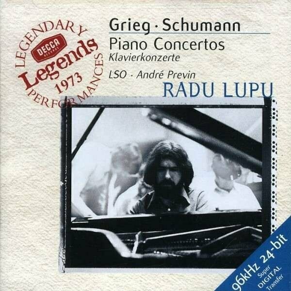 AUDIO CD Grieg / Schumann: Piano Concertos. Radu Lupu, London Symphony Orchestra, AndrE Previn. 1 CD