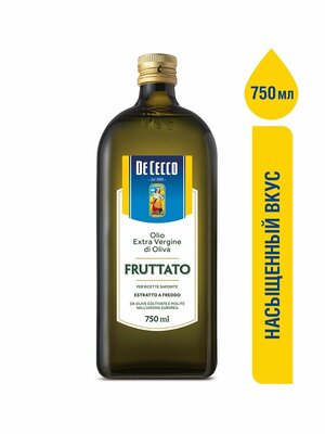 Масло оливковое нерафинированное высшего качества холодного отжима Frutato, 750 мл