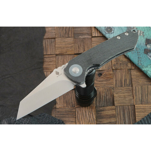 Складной нож Kizer Knives Critical Mini сталь CPM 3V, черная микарта складной нож kizer knives c01c mini сталь s35vn карбон