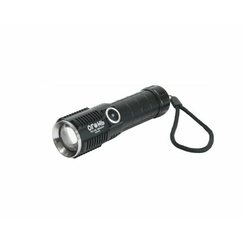 фото Фонарь ручной светодиодный h 878 зарядка от usb oem