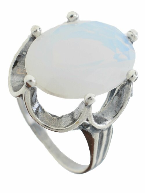 Кольцо ФАБРИКА украшений Винтаж Дуо, лунный камень синтетический, лунный камень, размер 20.5