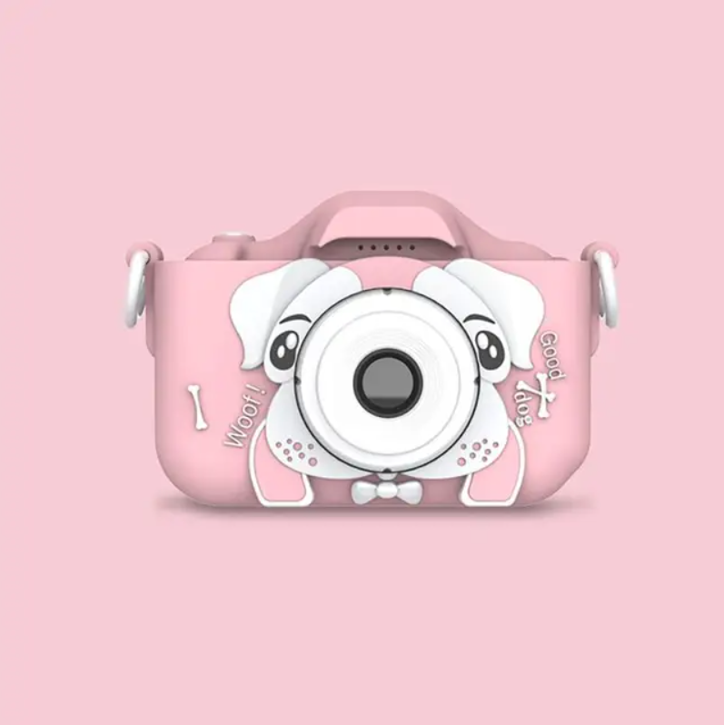 Детский фотоаппарат "Собачка"  розовый