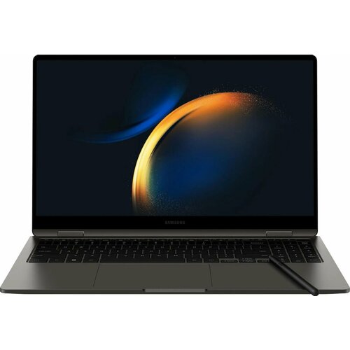 Ноутбук Samsung Galaxy book 3 360 NP754 NP754QFG-KA1IT 156 трансформер AMOLED Intel Core i7 1360P Intel Evo 22ГГц 12-ядерный 16ГБ LPDDR4x 512ГБ SSD Intel Iris Xe graphics Windows 11 Professional графитовый 18138900₽
