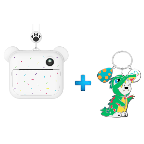 Комбо Фотоаппарат моментальной печати LUMICAM PRINTY Donut Брелок LUMICUBE Dino 763000₽