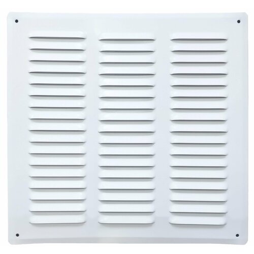 Решетка вентиляционная МВМ 300х300 металлическая, белая