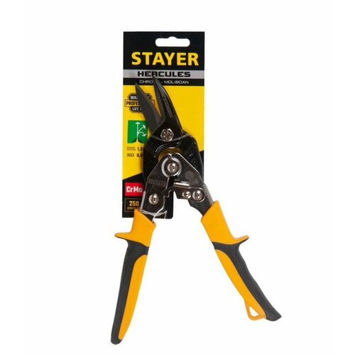 Scissors / Усиленные ножницы по металлу правые двухрычажные Hercules Professional STAYER 250 мм 2321_z01 scissors усиленные ножницы по металлу правые двухрычажные hercules professional stayer 250 мм 2321 z01