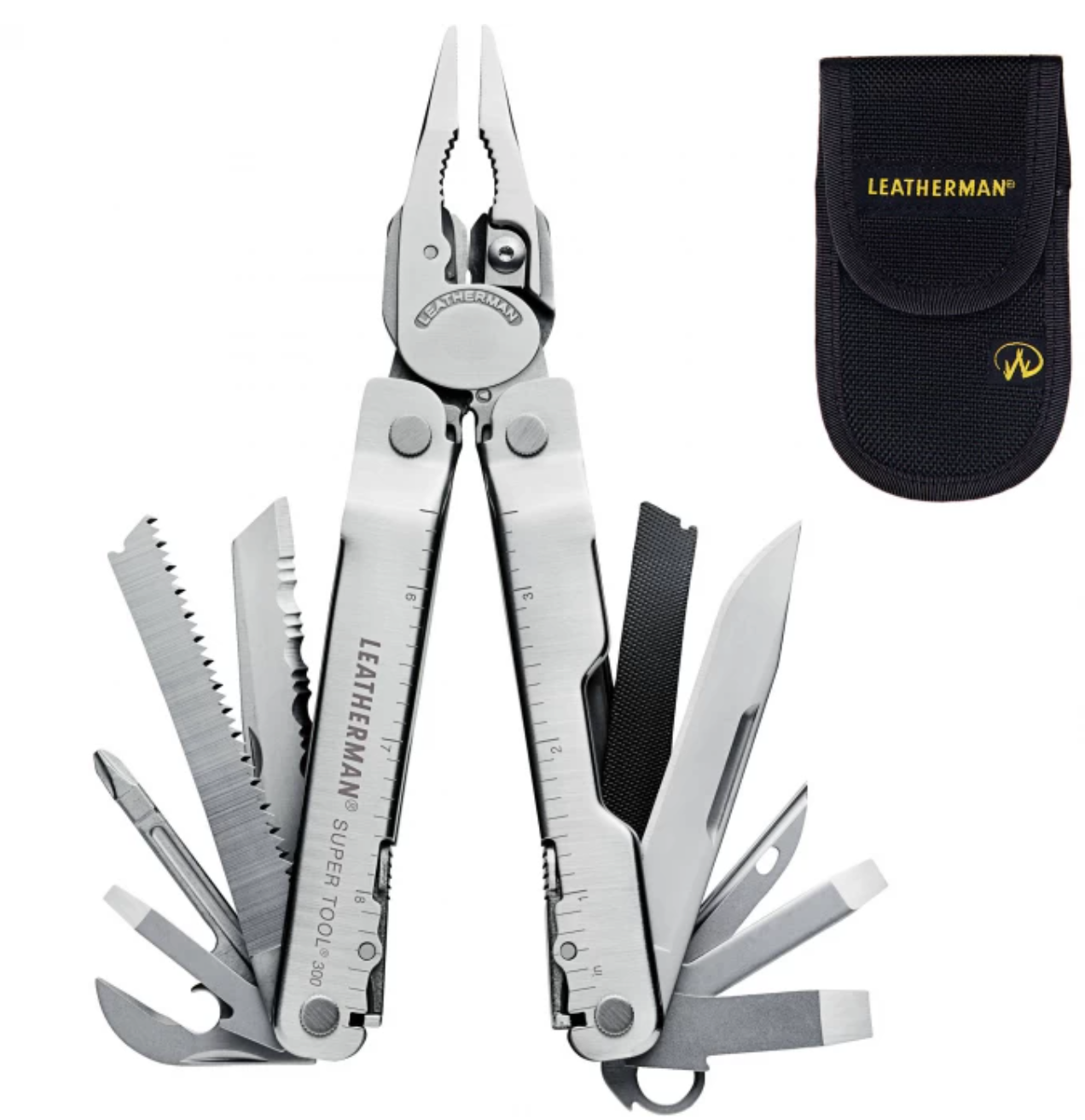 Мультитул LEATHERMAN Super Tool 300, 19 функций, черный [831151] - фото №16