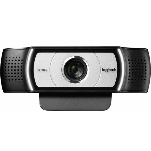 Камера Web Logitech HD Webcam C930c черный 3Mpix (1920x1080) USB2.0 с микрофоном (960-001260) веб камера logitech hd webcam c310 черный