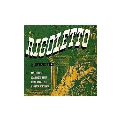 AUDIO CD Verdi- Rigoletto. 1944 - Heger / Berger / Rosvaenge / Schlusnus