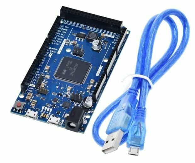 Плата (контроллер) Arduino DUE R3 SAM3X8E + кабель