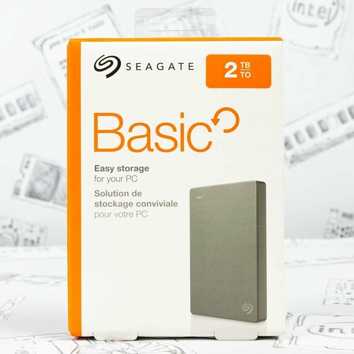 Внешний 2.5 жесткий диск Seagate Basic 2Tb