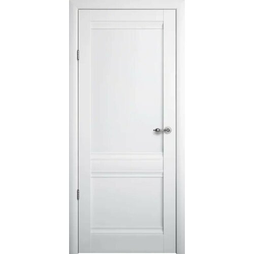 Межкомнатная дверь (дверное полотно) Albero Рим Винил / Белый / Глухое 70х200 межкомнатная дверь комплект albero рим винил серый глухое 60х200