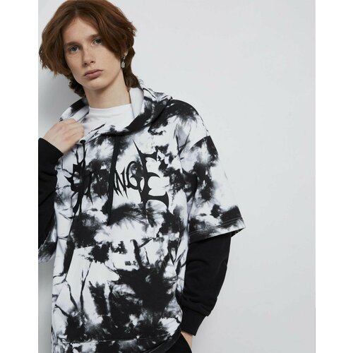 фото Худи gloria jeans, размер 10-12л/146-152, черный, белый