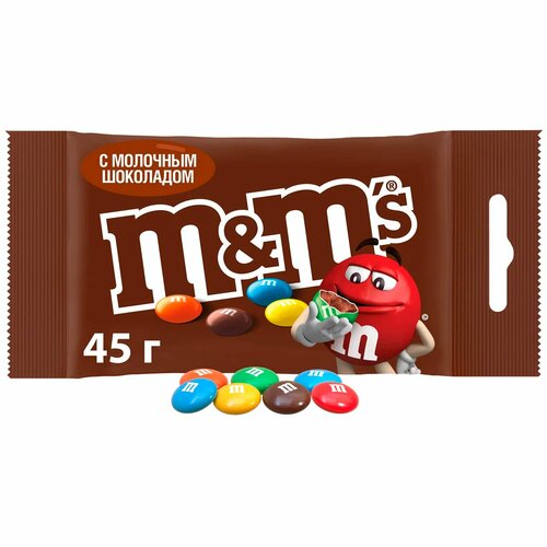 Конфеты шоколадные M&M's драже, 3шт по 45 г / Молочный шоколад