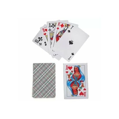 Карты игральные 36к МИЛ пласт ИН-0419 240₽