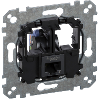 Коннектор RJ45 Cat6 UTP Schneider Electric MERTEN МЕХАНИЗМЫ MTN4576-0001 - фото №2