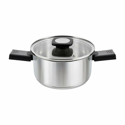 Кастрюля Ascent со складными ручками 17 л нерж сталь 8317₽