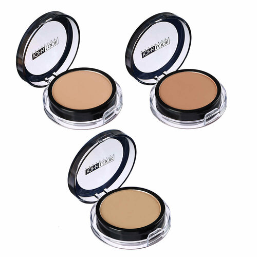 ЮНИLOOK Пудра компактная 92 г 3 тона ПК-19 12 штук 2948₽