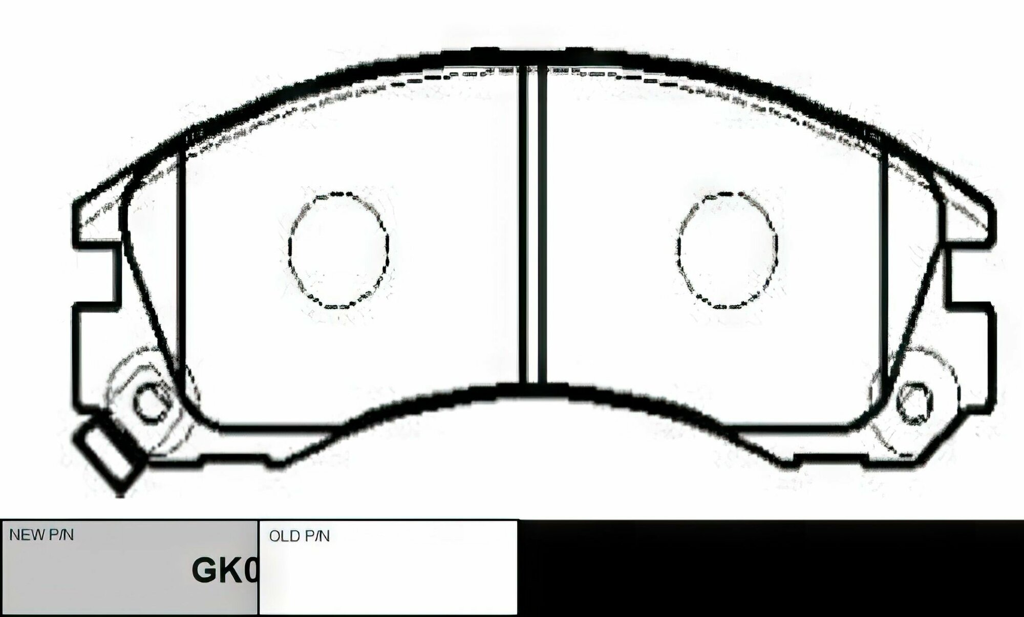 Тормозные колодки дисковые Mitsubishi GALANT IV-VI, PAJERO