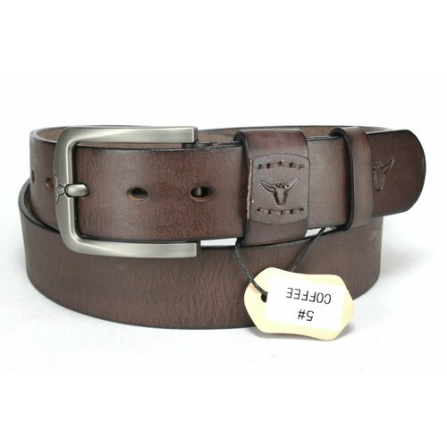 фото Ремень , размер 120, коричневый fortuna