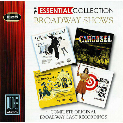 AUDIO CD BROADWAY SHOWS - Oklahoma - Carousel - The King And I - Annie Get Your Gun. 2 CD