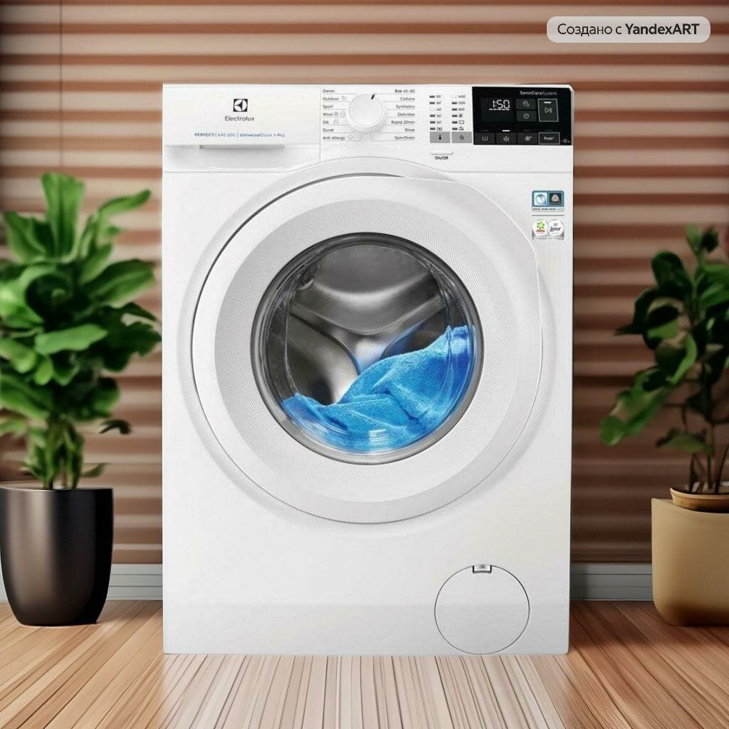 Стиральная машина Electrolux EW6SN427WI, с фронтальной загрузкой, 7кг, английский - фото №2