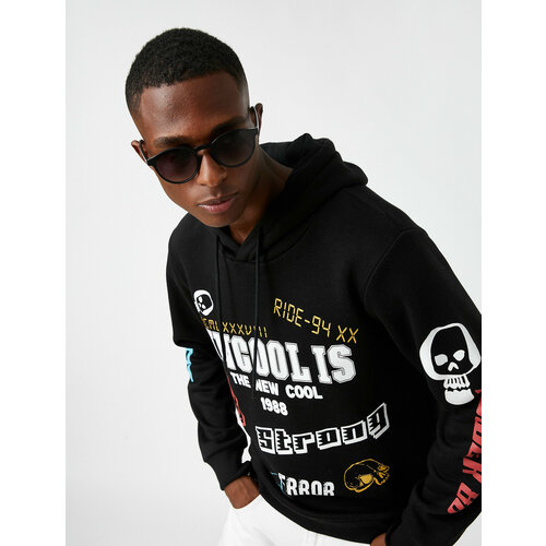 фото Худи koton, размер s, черный